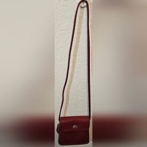 Red Vintage small cross body with strap